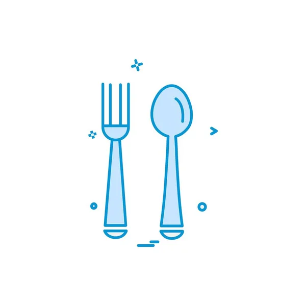 Food Icon Design Vector — Stock Vector