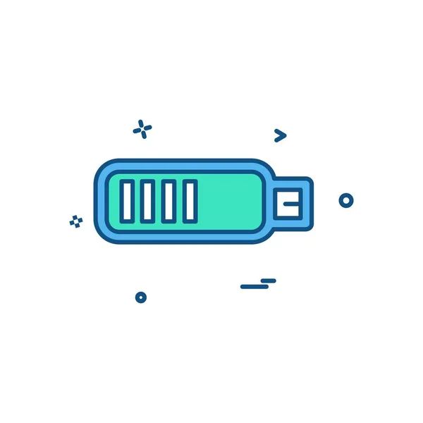 Vecteur Conception Icône Batterie — Image vectorielle