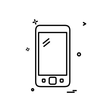 Akıllı telefon simge tasarlamak vektör 
