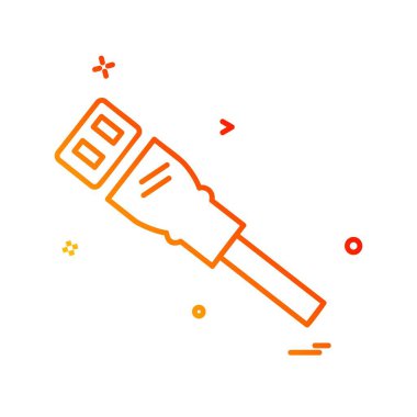 LAN kablosu simge tasarlamak vektör