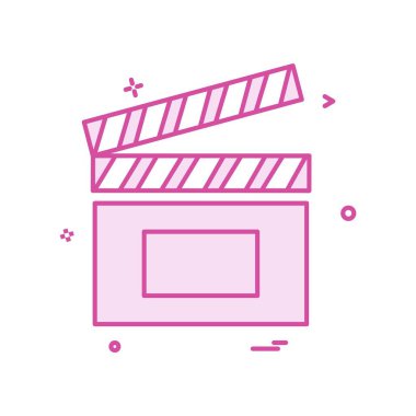 Medya simge vektör beyaz arka plan üzerinde