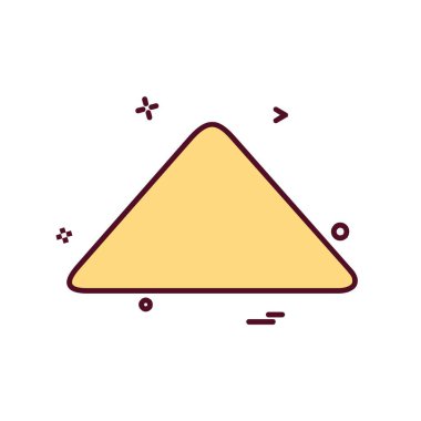 Yukarı ok simgesi tasarım vektörü