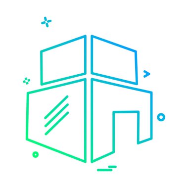 Emlak simge tasarlamak vektör