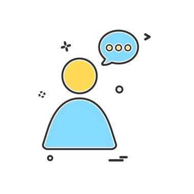 Avatar simge tasarlamak vektör