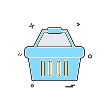 Alışveriş simge tasarlamak vektör 