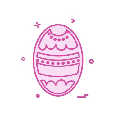 Yumurta simge tasarlamak vektör