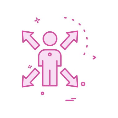 Avatar simge tasarlamak vektör