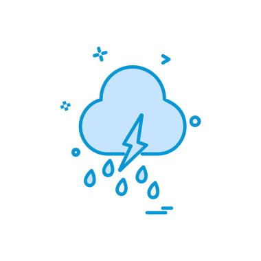 Weather simge vektör beyaz arka plan üzerinde