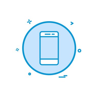 cep telefonu temel simge vektör tasarımı