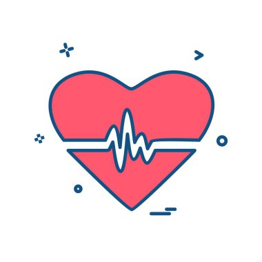 Tıbbi simge tasarım, renkli vektör çizim