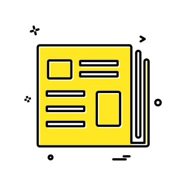 Kitaplar simge tasarlamak vektör 