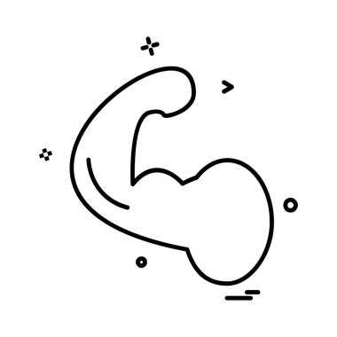 Spor salonu simge tasarlamak vektör 