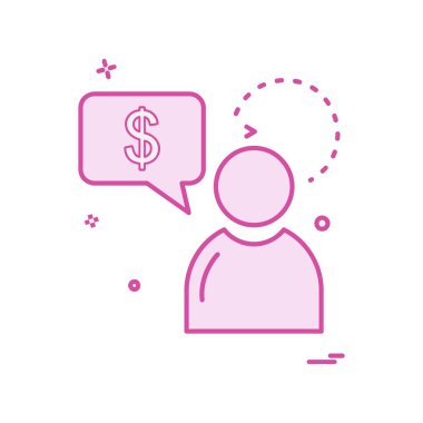 Avatar simge tasarlamak vektör