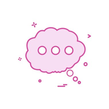 İleti simge tasarlamak vektör