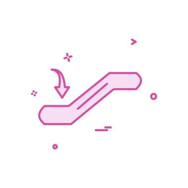 Seyahat simgesi tasarım vektörü