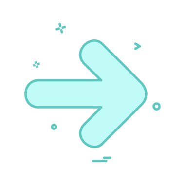 Ok simgesi tasarım vektörü