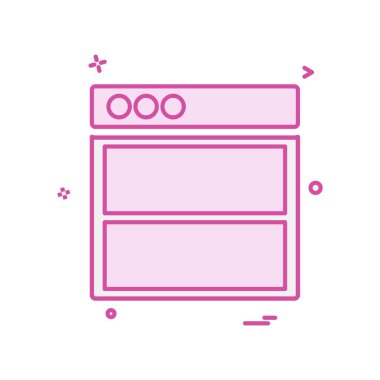 Web düzen simge tasarlamak vektör