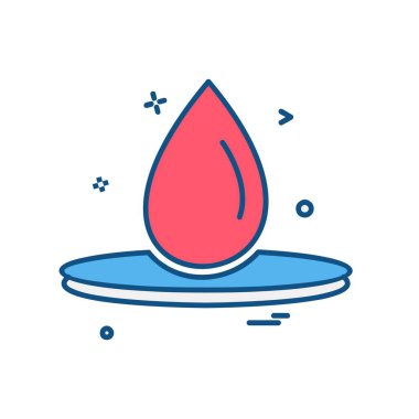 Tıbbi simge tasarım, renkli vektör çizim