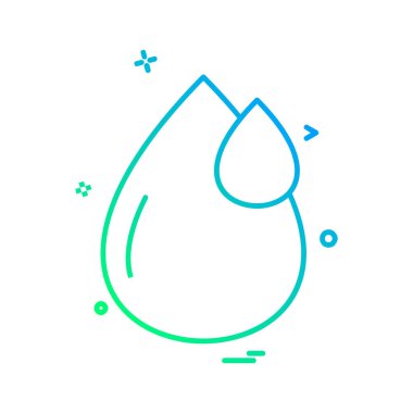 Yüzme simgesi tasarım vektörü 