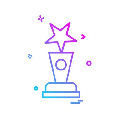 Ödül simgesi tasarım vektörü