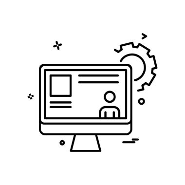 Simge tasarım vektörünü izle