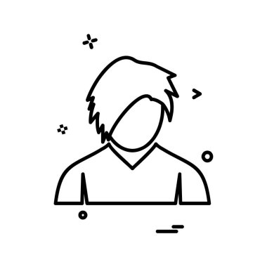 Avatar simge tasarlamak vektör