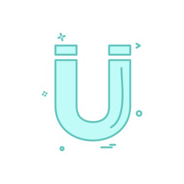 Mıknatıs simge tasarlamak vektör