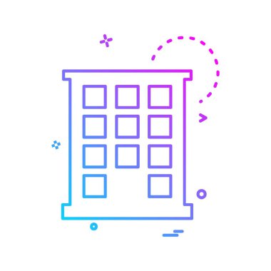 Simge tasarım vektörü oluşturuluyor