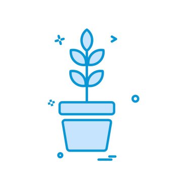 Bitki simge tasarlamak vektör 