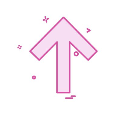 Ok simgesi tasarım vektörü