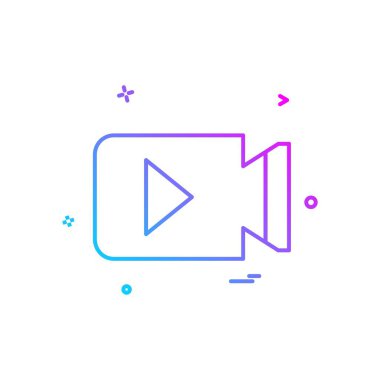 Kamera simgesi tasarım vektörü