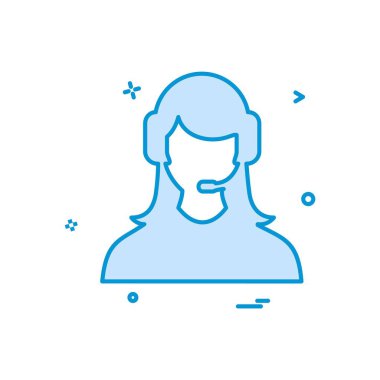 Avatar simge tasarlamak vektör