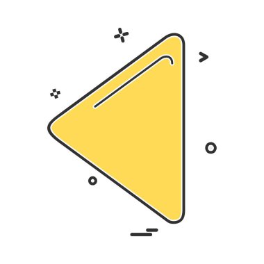 Ok simgesi tasarım vektörü