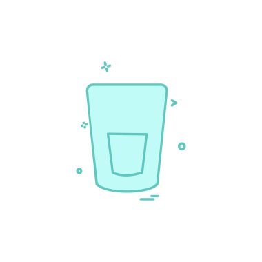 Cam simge tasarlamak vektör 