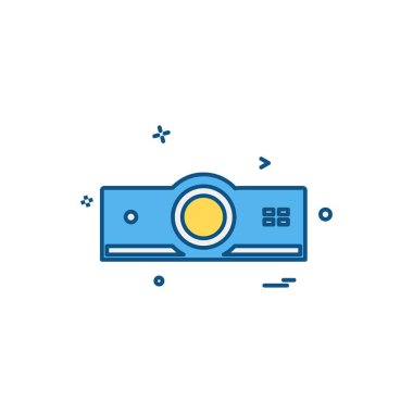 Ortam ve Kamera simgesi tasarım vektörü 