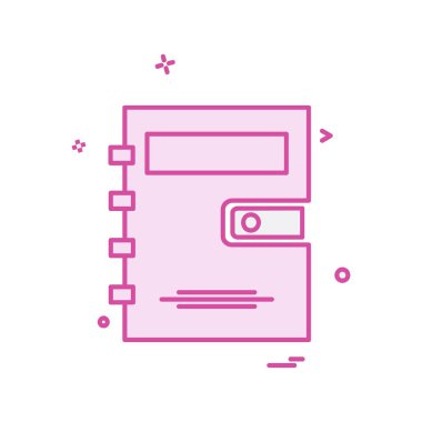 Not simgesi tasarım vektörü