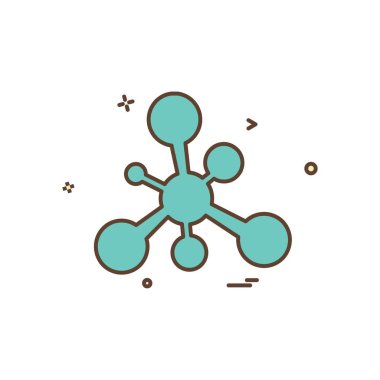 Ağ simgesi tasarım vektörü