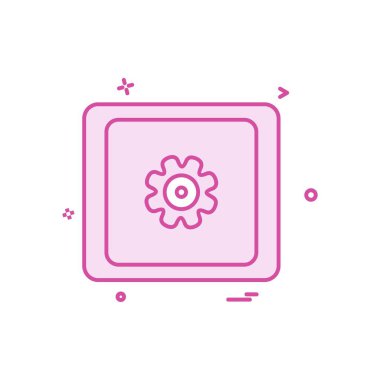 Web yerleşim simgesi tasarım vektörü