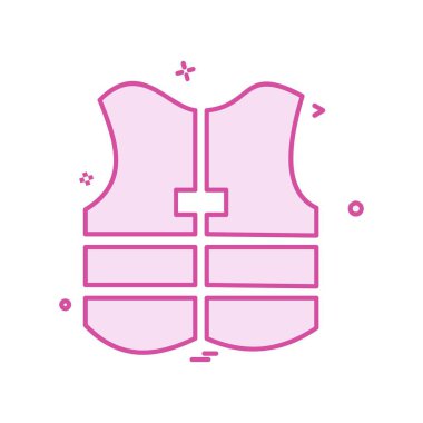 Ceket simge tasarlamak vektör 