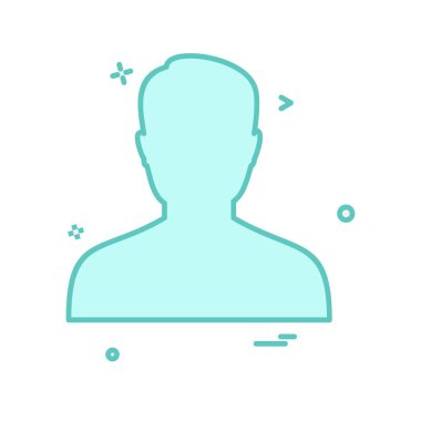 Avatar erkek simge tasarım vektörü