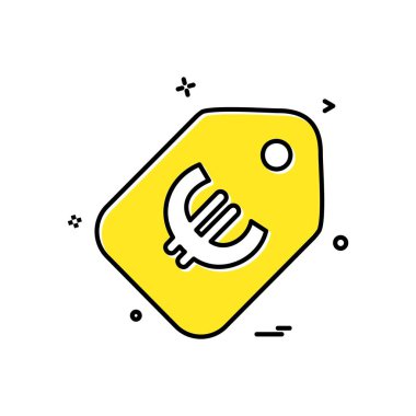 Satılık etiket simge tasarlamak vektör