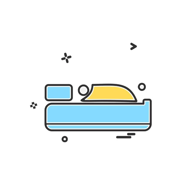 Дизайн Іконок Ліжка Векторні Ілюстрації — стоковий вектор