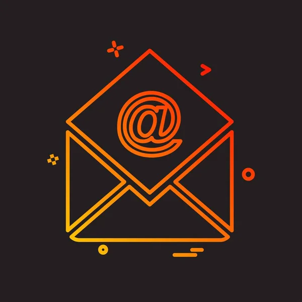 Design Vektor Für Mail Symbole — Stockvektor