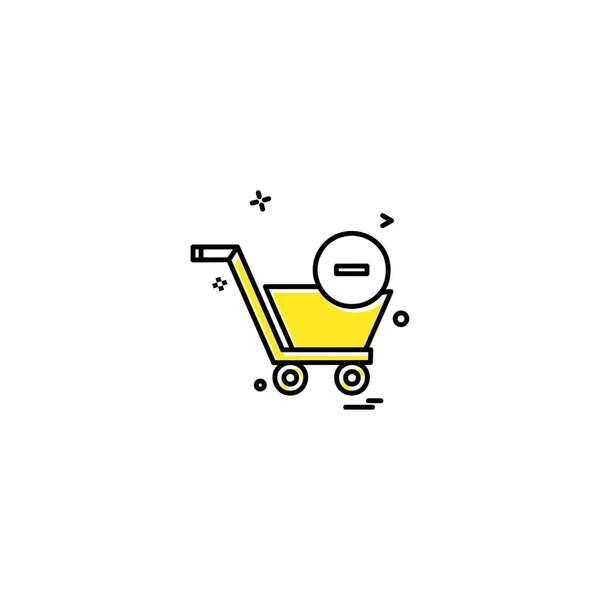 Shopping Ikone Design Vektor Illustration — Stockvektor