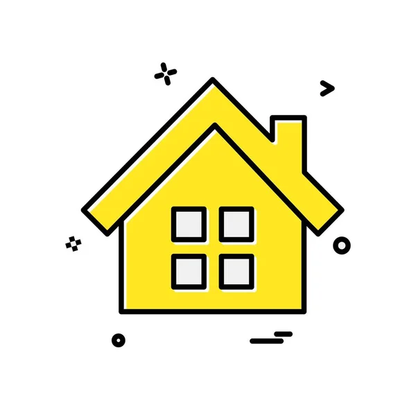 Home Pictogram Ontwerp Vector — Stockvector