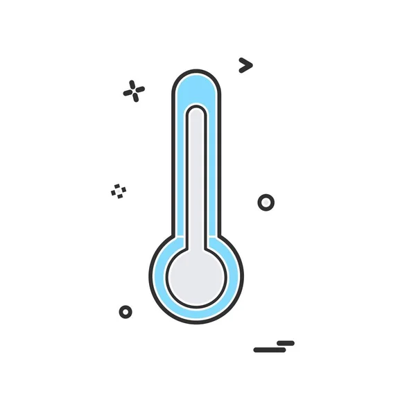 Вектор Конструкции Иконок Термометра — стоковый вектор