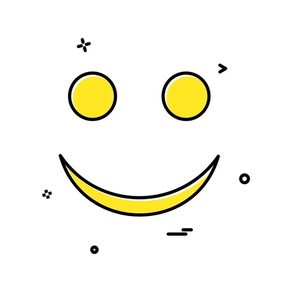 Smiley Icon Design Vector — Stock Vector