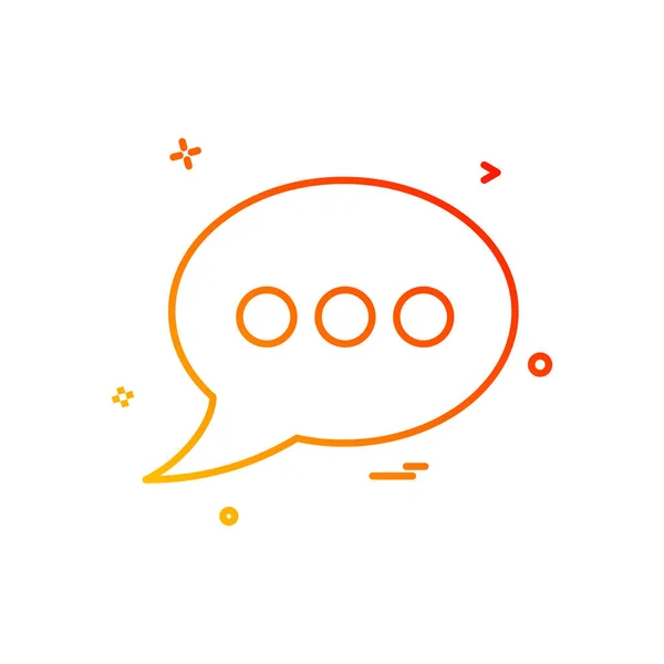 chat bubble talk icon vector design illustration