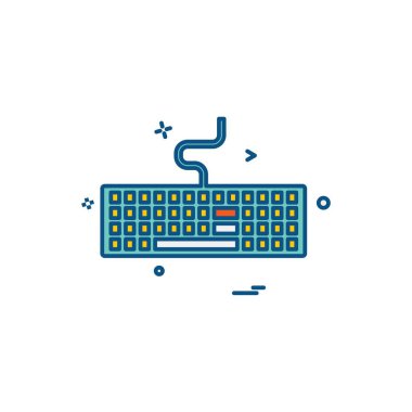 Bilgisayar Teknolojisi simgesi tasarım vektörü