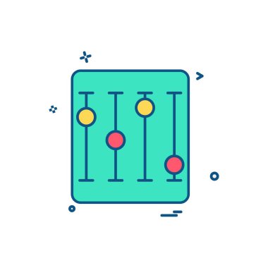 Medya simge vektör beyaz arka plan üzerinde